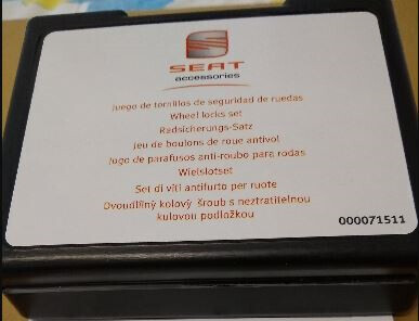 Fijaciones antirrobo llantas