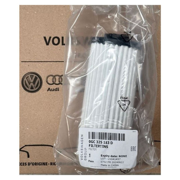 Filtro hidráulico transmisión automática DSG 7 velocidades original grupo VAG 0GC325183D (2)