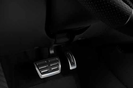 Fundas de pedales en acero inoxidable para vehículos con cambio automático