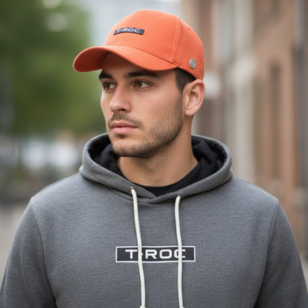 Gorra de béisbol unisex rojo fuego original Volkswagen T-roc 2GV084300645 (2)