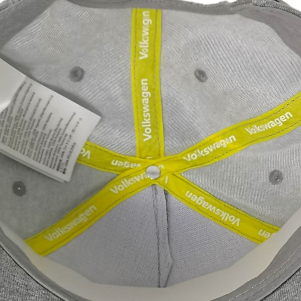 Gorra de béisbol original VW, gris, unisex, ajustable de algodón (4)