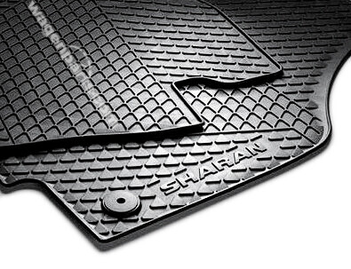 JUEGO 4 UNIDADES ALFOMBRILLAS DE GOMA ORIGINAL VW SHARAN 7N 7N1061500041