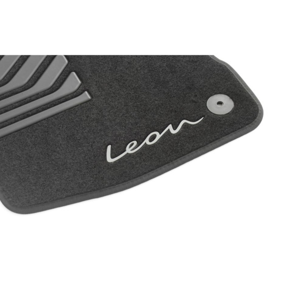 JUEGO 4 UNIDADES ALFOMBRILLAS TEXTILES ORIGINAL SEAT LEÓN IV (KL) 5FB061675041 (1)