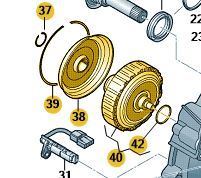Juego de reparación de embrague multiple