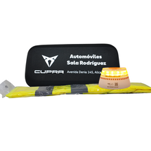 Kit Emergencia Cupra con V16 con Geolocalización Homologada DGT + Chaleco Reflectante