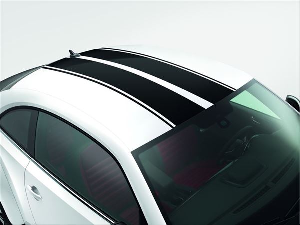 Lámina decorativa  "Líneas" 4 líneas de color negro Beetle Volkswagen