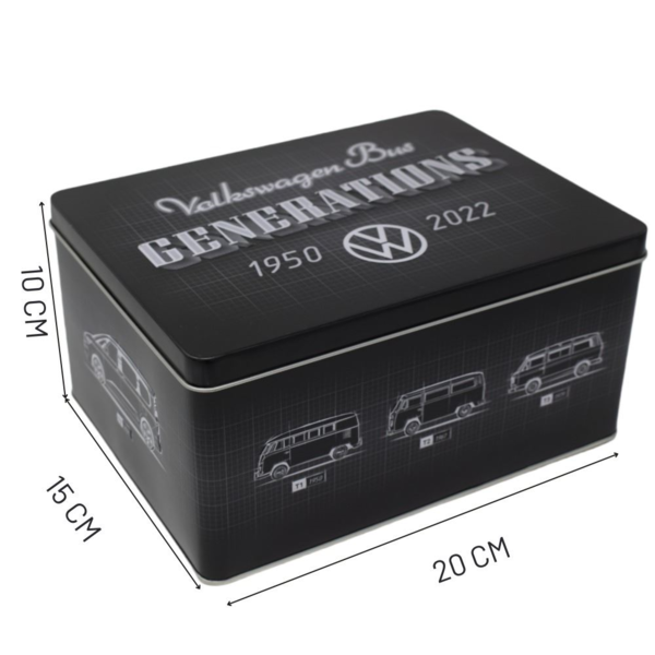 Lata de metal para galletas, Volkswagen ID Bus (1)