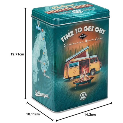 Lata para galletas Volkswagen, Caja de metal, Idea de regalo escarabajo Volkswagen, caja metalica.7E9069649