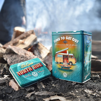Lata para galletas Volkswagen, Caja de metal, Idea de regalo escarabajo Volkswagen, caja metalica.7E9069649