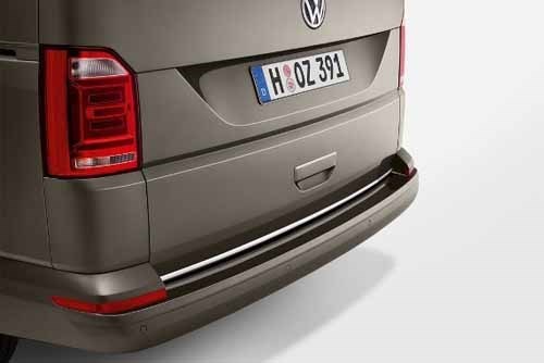Listón de protección para faldón trasero Óptica de cromo Transporter, Multiván, California, Caravelle