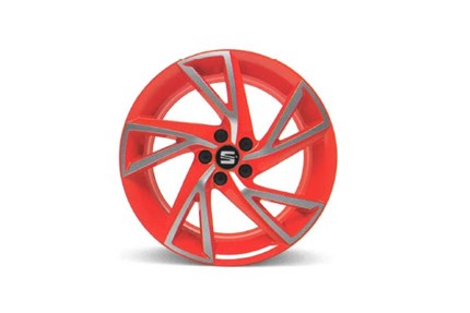 Llanta de Aleación 17" Diamantada naranja Seat Ibiza 6J0071497NJV