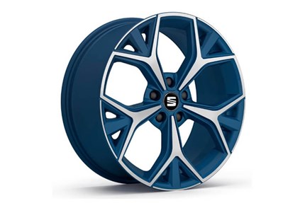 Llanta de aleación 19” ANETO Diamantada Connect Blue Seat Ateca 575071499SR5
