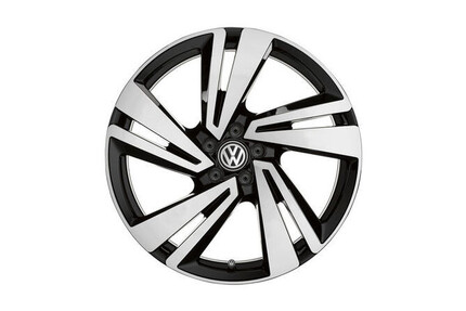 2GM071498 FZZ Llanta de aleación 7,0J x 18 bombeo 39, Nevada, Negro/Torneada brillante