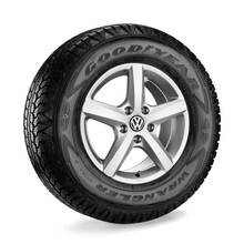 Llanta de aleación ligera 6J x 15, Aspen (Polo, 4, 5 y 6) Plata brillante