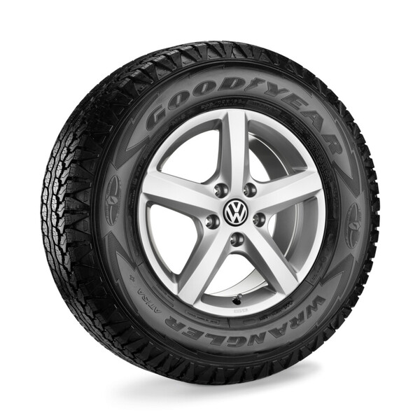 Llanta de aleación ligera 6J x 15, Aspen (Polo, 4, 5 y 6) Plata brillante