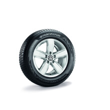 Llanta de aleación ligera Corvara, 16 pulgadas (Golf 5 a 7 / Jetta 5 a 6 / Touran 1 a 3 / Passat 7) 6J x 16 ET48