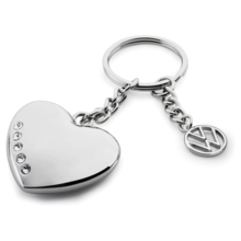 Llavero Volkswagen con forma de corazón con cristales Swaroski ®, 7E9087010A