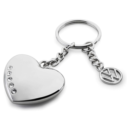 Llavero Volkswagen con forma de corazón con cristales Swaroski ® , Regalo para san Valentín 7E9087010A