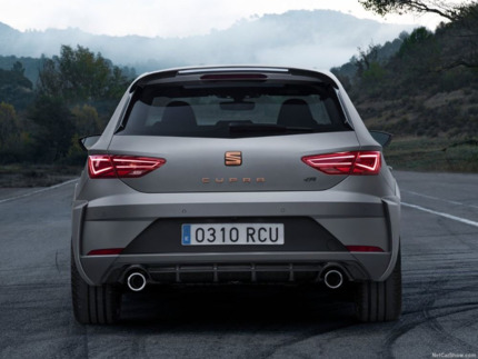 6LL85368727A Logo Emblema Cupra rótulo portón trasero Original de SEAT Leon 5F cobre