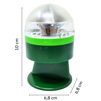 Luz de Emergencia V16 con Geolocalización Homologada por la DGT Help Flash – Baliza de Emergencia LED para Coche, Moto y Camión – Sustituye Triángulos – Visible 360° y 1 km – Conexión Automática DGT 3.0 – Seguridad Vial Obligatoria 2026