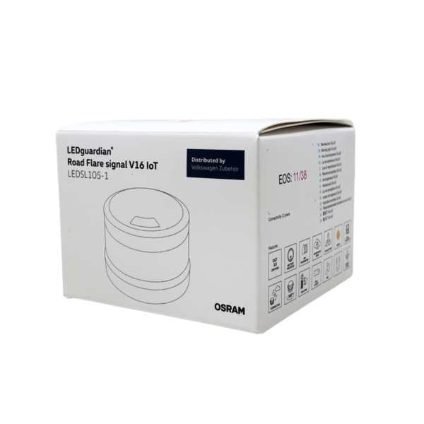 Luz de emergencia V16 Original Volkswagen conectada a la DGT - Baliza V16 Homologada 2GV093052 (3)