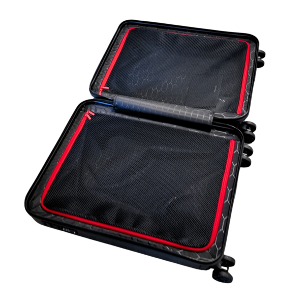 Maleta GTI Volkswagen | negra/roja, tamaño cabina, 4 ruedas (3A4087301041) (5)