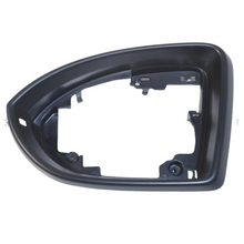 Marco de espejo izquierdo negro satinado original Volkswagen 5108576019B9