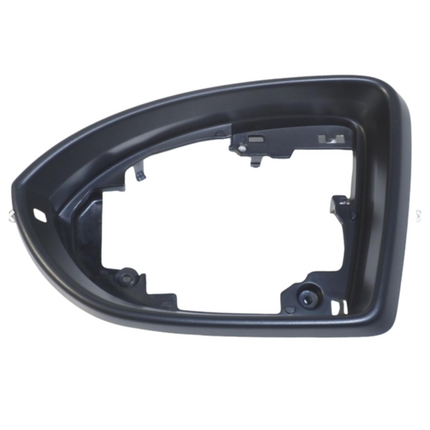 Marco de espejo izquierdo negro satinado original Volkswagen 5108576019B9