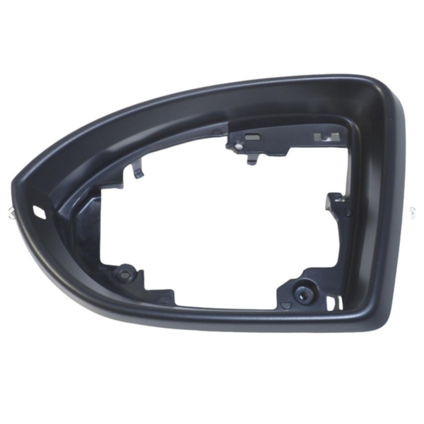 Marco de espejo izquierdo negro satinado original Volkswagen 5108576019B9