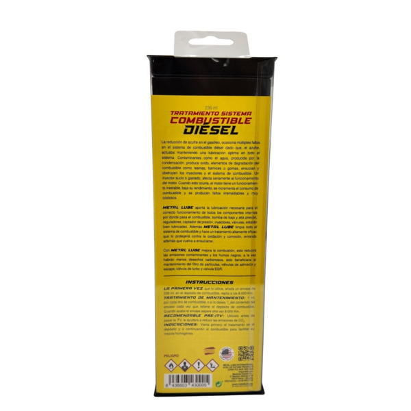 Metal Lube Tratamiento Sistema Diésel 236 ml | Aditivo Diesel Profesional | Limpia Inyectores y Válvulas Metal Lube (8)