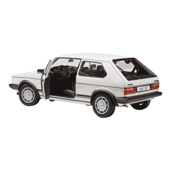 Miniatura Golf 1 GTI de 1983 blanco, escala 1:18 (5)