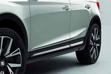 Molduras laterales puertas - Plata SEAT Arona
