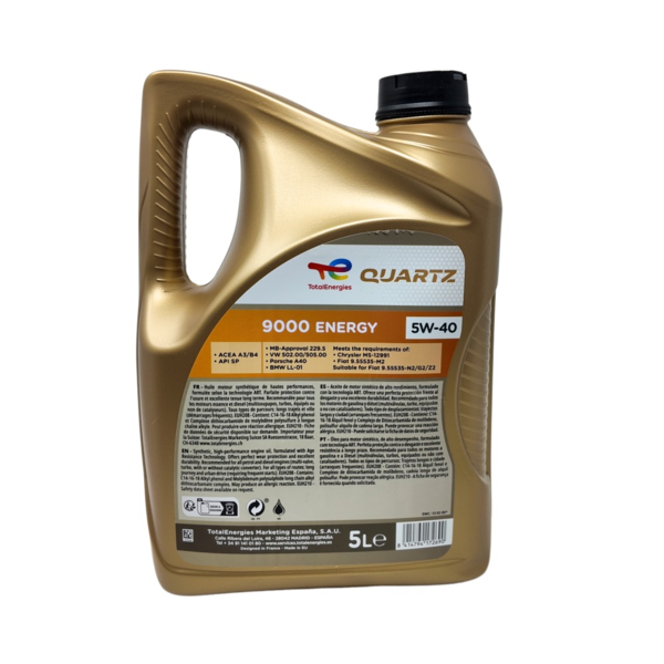 Petronas Syntium 3000 AV 5w40 5L | Aceite motor 5w40 diesel y gasolina | Aceite petronas Syntium 3000 av 5 - 5w40 5l (4)