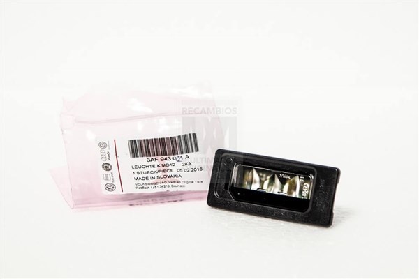 Piloto matrícula 3AF943021A PASSAT, TUAREG, SEAT ALHAMBRA SKODA FABIA