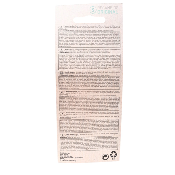 Pincel de retoque Seat LL4U Black Berry Met para Seat León-Lápiz retoque pintura coche ideal para reparar arañazos y desperfecto (5)