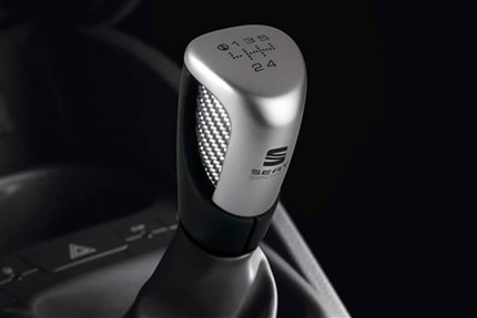 Pomo de palanca de cambio 5v aluminio SEAT Ibiza