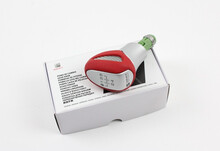 POMO PALANCA DE CAMBIOS ALUMINIO PIEL ROJO MARCHAS (5V) ORIGINAL SEAT IBIZA