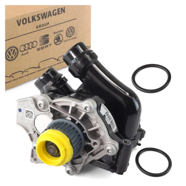 Regulador de refrigerante con bomba de refrigerante 06H121026ED original Volkswagen (1)