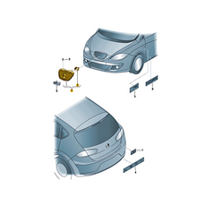 Rejilla delantera original Seat leon 2008-2011