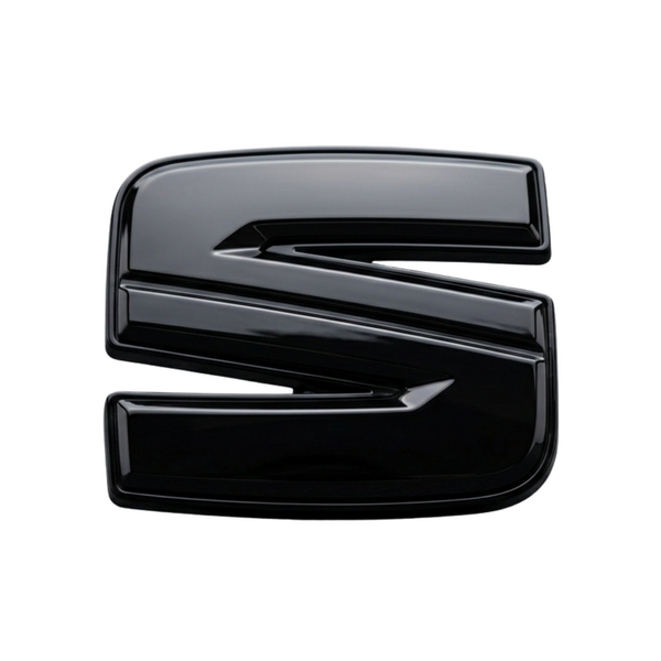 Símbolo S de Seat delantero negro brillante original Seat Ibiza 6F0853679C041