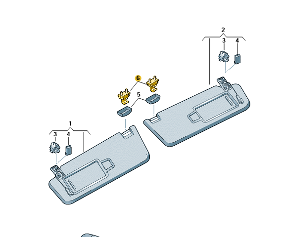 Soporte para parasol gris perla