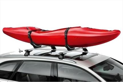 Soporte para piraguas con cierre y función de basculación