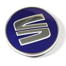 Tapa centro de llanta rueda buje Mystery Azul tapacubos original SEAT