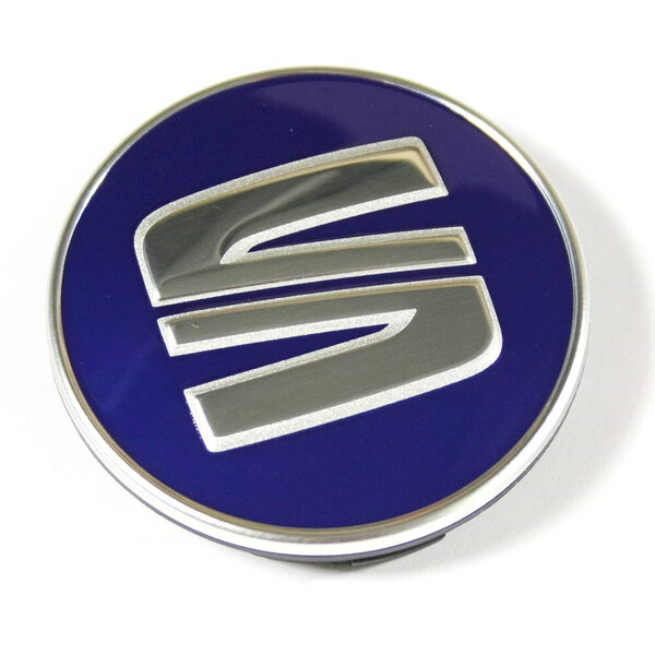 Tapa centro de llanta rueda buje Mystery Azul tapacubos original SEAT