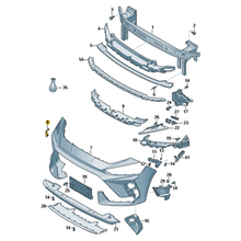 Tapa protectora paragolpes delantero Izquierda original Seat León desde 2020 hasta actualidad 5FA807241C60R