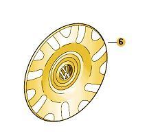 Tapacubos cromo brillante Volkswagen Fox-EU