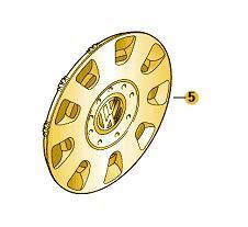 Tapacubos  plateado brill /cromado brill.