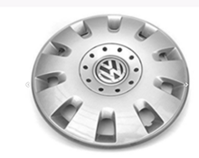 TAPACUBOS PLATERADO BRILLANTE CAMPER TRANSPORTER