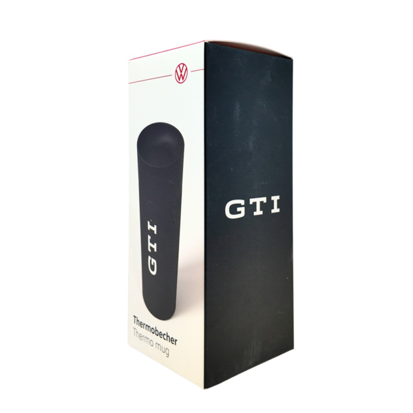 Thermo Volkswagen GTI | 485 ml, acero inoxidable negro, tapa roscada patentada 3A5069604A (7)