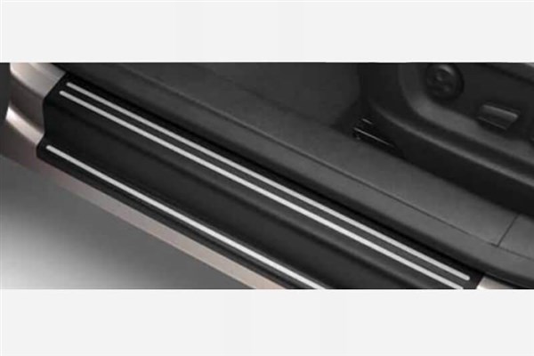 Tira de umbral Volkswagen Tiguan negro/plata